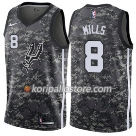 San Antonio Spurs Patty Mills 8 Nike City Edition Musta Miesten Pelipaidat Swingman 